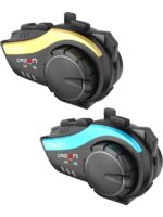 Crown Micro 6 Kişilik interkom Motosiklet Kask Bluetooth intercom kulaklık Seti CMMK-06 PLUS+ - Görsel 7