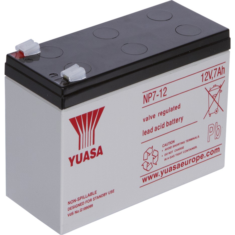 10220133744690-2.jpg Yuasa NP 7-12 12V 7Ah Bakımsız Kuru Akü - Görsel 1