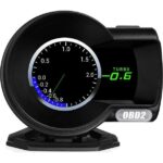 Gplus F8 Hud Head Up Display Obd 48 Fonksiyonlu Araç Data Yansıtıcı Alarmlı Erken Uyarı Sistemi Hız Devir Gösterge Ekranı - Görsel 3