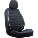 GOF Renault 9 Ön Arka Takım Koltuk Kılıfı Siyah - Beyaz
