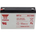 Yuasa NP7-6 6V 7Ah Bakımsız Kuru Akü