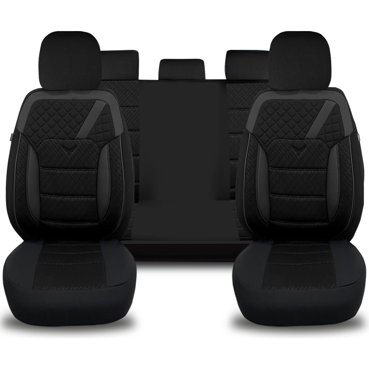 110000099969437.jpg Oto Pandami Opel Corsa D 2006 - 2014 Uyumlu Siyah Koltuk Kılıfı KKS474 - Görsel 1