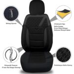 Oto Pandami Opel Corsa D 2006 - 2014 Uyumlu Siyah Koltuk Kılıfı KKS474 - Görsel 3