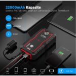 Ütraı Utraı Jstar One 22000MAH 2000A Jump Starter Taşınabilir Akü Takviye Cihazı ( Çanta + Pusula + Powerbank + LED Lamba) - Görsel 6