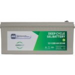 Agromot 12V 200 Ah Jel Akü Deep Cycle Nano Carbon Agm Battery - Görsel 2