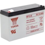 Yuasa NP 12-6 6V 12Ah Bakımsız Kuru Akü - Görsel 2