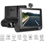 Wevolt MB-400 3 Kameralı 4 Inç 1080P Yol Kayıt Kamerası Geri Vites Araç Içi Kamera Gece Görüşlü. Araç Kamerası. - Görsel 2