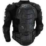 Ebakbak Body Armor Fileli Yazlık Full Koruma Omuz Sırt Dirsek Göğüs Karın Koruma Siyah Cross Motorcu Montu