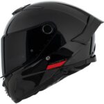 Mt Helmets Kask mt Thunder 4 Sv Solid A1 Gloss Black Şeffaf Vizör - Görsel 3