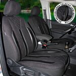 Oto Pandami Fiat Doblo 2 2010-2014 Uyumlu Siyah Ticari Tay Tüyü Koltuk Kılıfı - Görsel 3