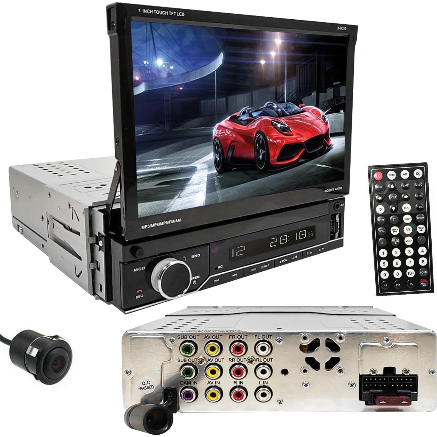 110000297302346.jpg For-x Oto Teyp Indash 7 4X60W Mirrorlink Bt/usb/sd/fm/aux Kameralı For-X X-9030 - Görsel 1