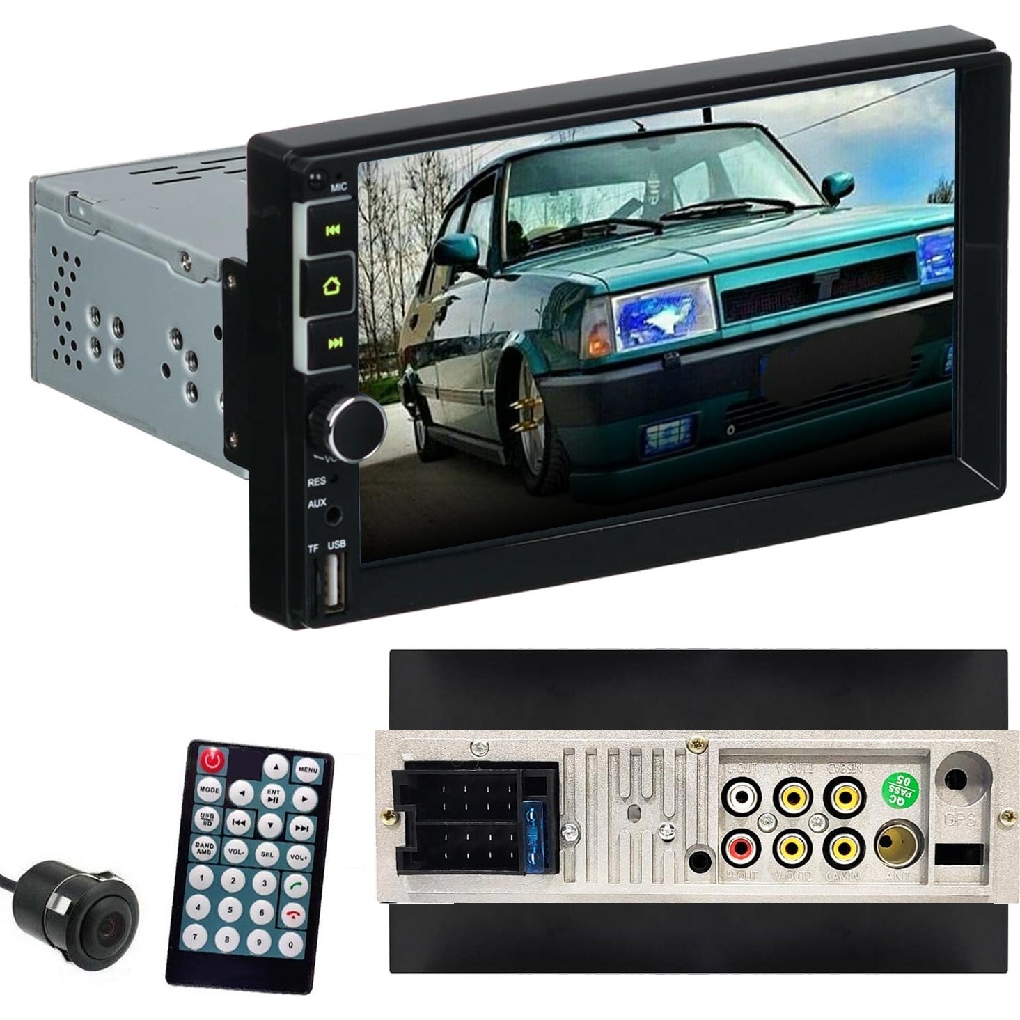 110000297302544.jpg Twogo Double Teyp 7 4X50W Mirrorlink Bt/usb/sd/mp5/aux/fm Kameralı Tofas Seri Twogo Go-Dogan - Görsel 1