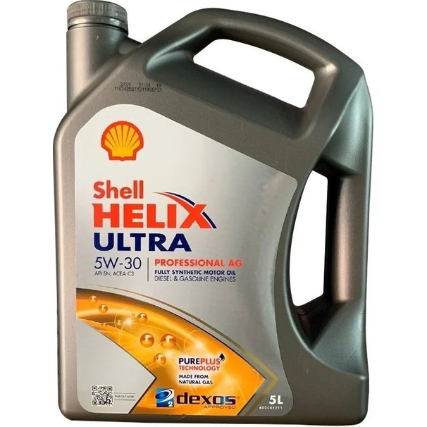 110000307071909.jpg Shell Helix Ultra Professional 5W-30 AG 5 Litre Motor Yağı (Üretim Yılı: 2024) - Görsel 1