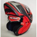 Mt Kask Atom Sv Adventure Mat Kırmızı Çene Açılır Kask Güneş Vizörlü