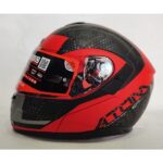 Mt Kask Atom Sv Adventure Mat Kırmızı Çene Açılır Kask Güneş Vizörlü - Görsel 2