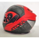 Mt Kask Atom Sv Adventure Mat Kırmızı Çene Açılır Kask Güneş Vizörlü - Görsel 3