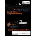 Duhalıne Peugeot Hararet Su Sıcaklık Motor Rpm Saati Göstergesi Olmayan Arabalar Için Dijital Gösterge Ekranı - Görsel 4