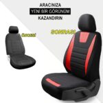 Z&C MAXTECH Mitsubishi L200 Çift Kabin Eski Kasa Deri Detaylı Özel Tasarım Oto Koltuk Kılıfı Seti Maxy Ks - Görsel 4