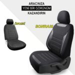 Z&C MAXTECH Renault Fluence Deri Detaylı Özel Tasarım Oto Koltuk Kılıfı Seti Smart Sb - Görsel 4