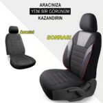 Z&C MAXTECH Peugeot 207 Simple Serisi Oto Koltuk Kılıfı Tam Set - Görsel 4