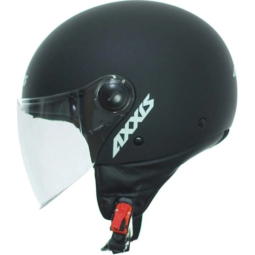 110000393992796.jpg Axxis Square Solid Motosiklet Kaskı Matt Black SYM0019 - Görsel 1