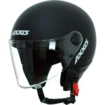 Axxis Square Solid Motosiklet Kaskı Matt Black SYM0019 - Görsel 2