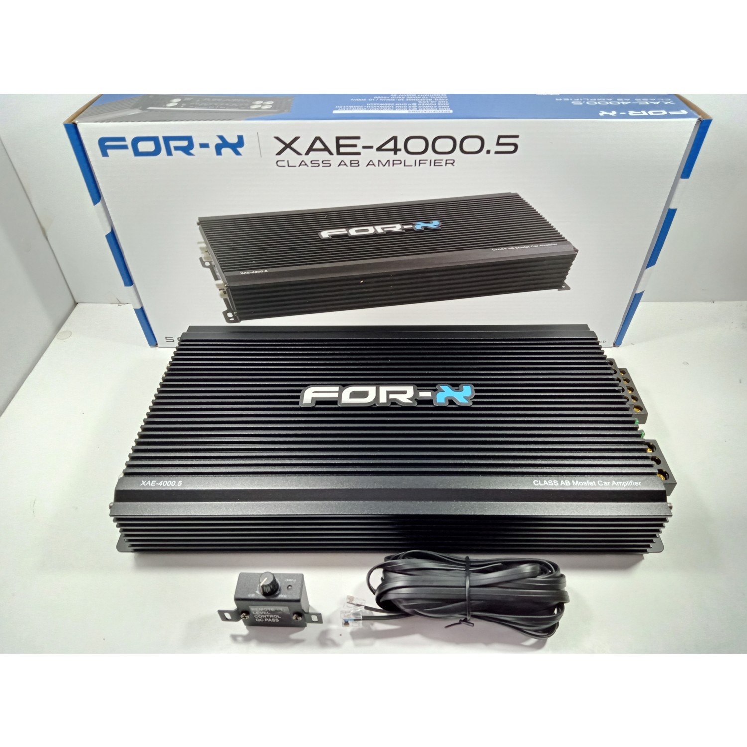 110000400344456.jpg For-x 5 Kanal Amfi - For-X XAE-4000.5 - Bass Kontrollü Oto Anfi - Görsel 1