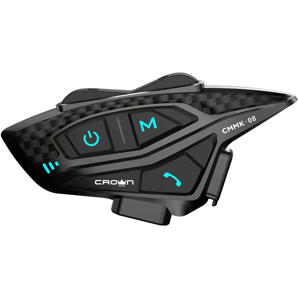 110000415563296.jpg Crown Micro 8 Kişilik intercom Motosiklet Kask Bluetooth Interkom Seti Cmmk-08 - Görsel 1