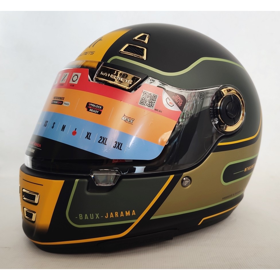 110000426566727.jpg mt Kask mt Jarama Baux B6 Matt Green - Şeffaf Vizörlü - Görsel 1