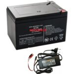 NCP 12 Volt 12 Amper Pilsan Uyumlu Çocuk Oyuncak Araç Aküsü ve Şarj Aleti 2si 1 Ara Set