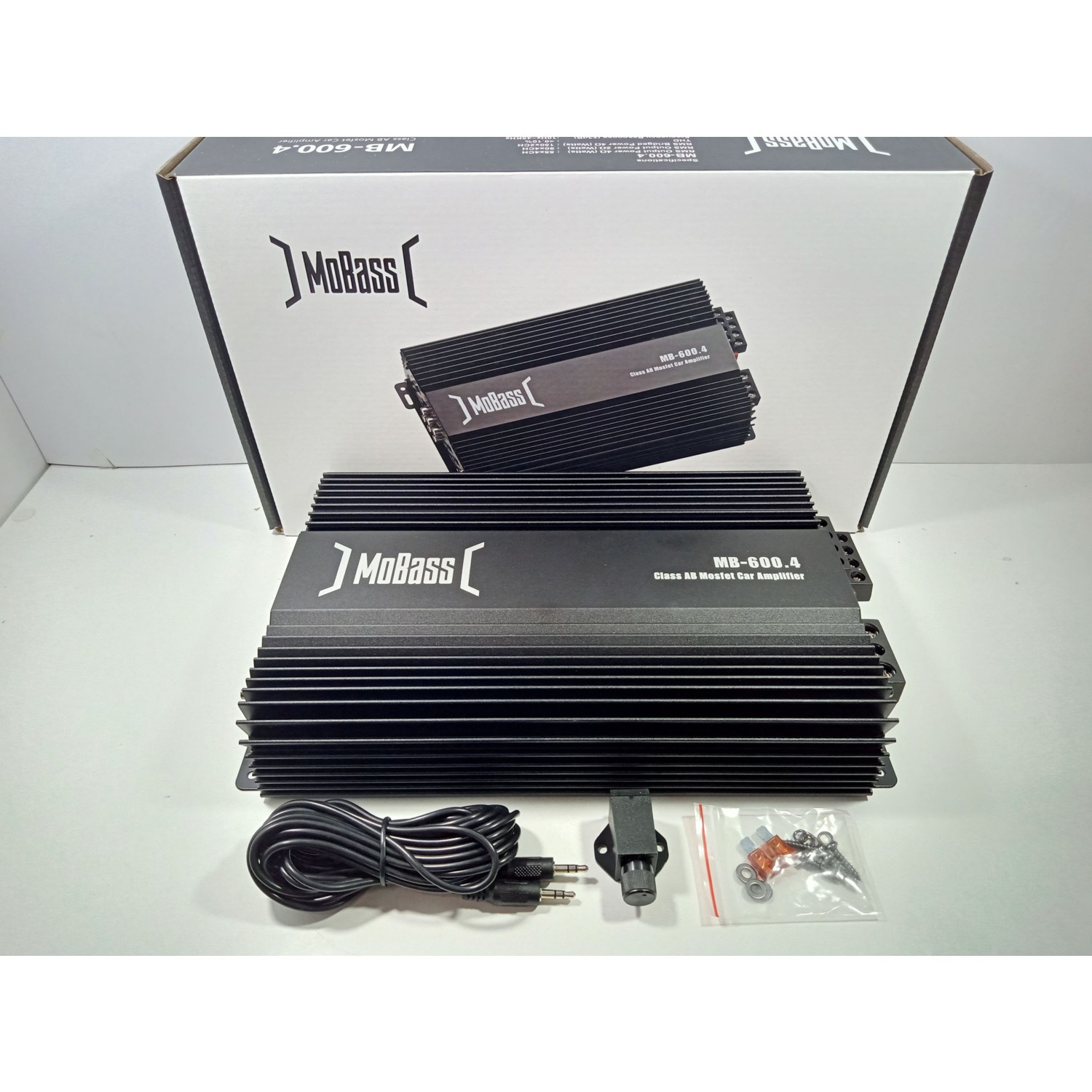 110000453859575.jpg Mobass Amfi – 4 x 60 Rms Ses ve Bass Amfisi – Mobass MB-600.4 Ab Class Oto Anfi - Görsel 1