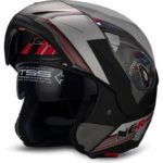 Ncr Çene Açılır Kask Vizörlü Kırmızı-Siyah Xl Beden Ece Belgeli - Görsel 3