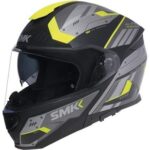 Smk Gullwing Kresto Çene Açılır Kask - Mat Neon