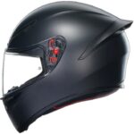 Agv K1 S Mono Matt Black Kapalı Motosiklet Kaskı - Görsel 4
