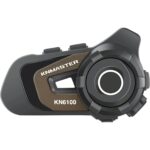 Knmaster KN6100 Motosiklet Kask Interkom Bluetooth Intercom Kulaklık Seti Karbon Gold - Görsel 2