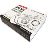 Knmaster KN6100 Motosiklet Kask Interkom Bluetooth Intercom Kulaklık Seti Karbon Gold - Görsel 4