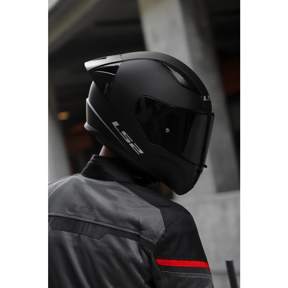 110000470604752.jpg LS2 Rapıd 2 Race Mat Siyah Kask - Görsel 1