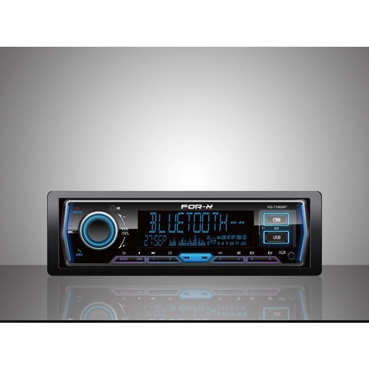 110000478789557.jpg For-X XQ-710DSP 4 Amfi Çıkış 8*4V Rca Bt 2usb Profesyonel Rgb Oto Teyp - Görsel 1