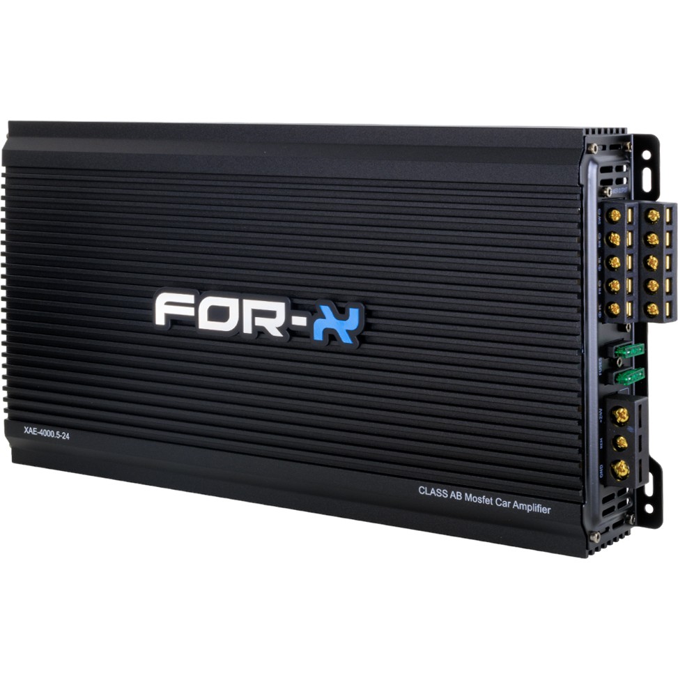 110000481028762.jpg For-x Dexter For-X XAE-4000.5 5 Kanal 24 Volt Anfi (Bass Kontrollü) - Görsel 1