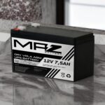 Maz Akü 12 Volt 7.5 Amper (Ah) Kuru AGM VRLA Akü (Yeni Üretim) - Görsel 2