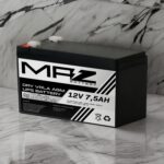 Maz Akü 12 Volt 7.5 Amper (Ah) Kuru AGM VRLA Akü (Yeni Üretim) - Görsel 3