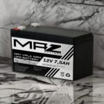 Maz Akü 12 Volt 7.5 Amper (Ah) Kuru AGM VRLA Akü (Yeni Üretim) - Görsel 4