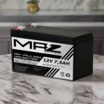 Maz Akü 12 Volt 7.5 Amper (Ah) Kuru AGM VRLA Akü (Yeni Üretim) - Görsel 5