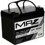 Maz Akü 12 Volt 35 Amper (Ah) Kuru AGM VRLA Akü (Yeni Üretim)