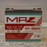 Maz Akü 12 Volt 20 Amper (Ah) Solar Jel Akü (Güneş Paneli Akü) - Görsel 3
