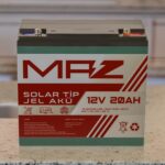 Maz Akü 12 Volt 20 Amper (Ah) Solar Jel Akü (Güneş Paneli Akü) - Görsel 5