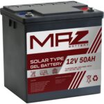 Maz Akü 12 Volt 50 Amper Solar Jel Akü 12V 50AH (Yeni Üretim)
