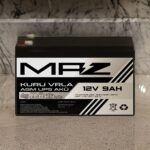 Maz Akü 12 Volt 9 Amper (Ah) Kuru Agm Vrla Güç Kaynağı Ups Akü - Görsel 2