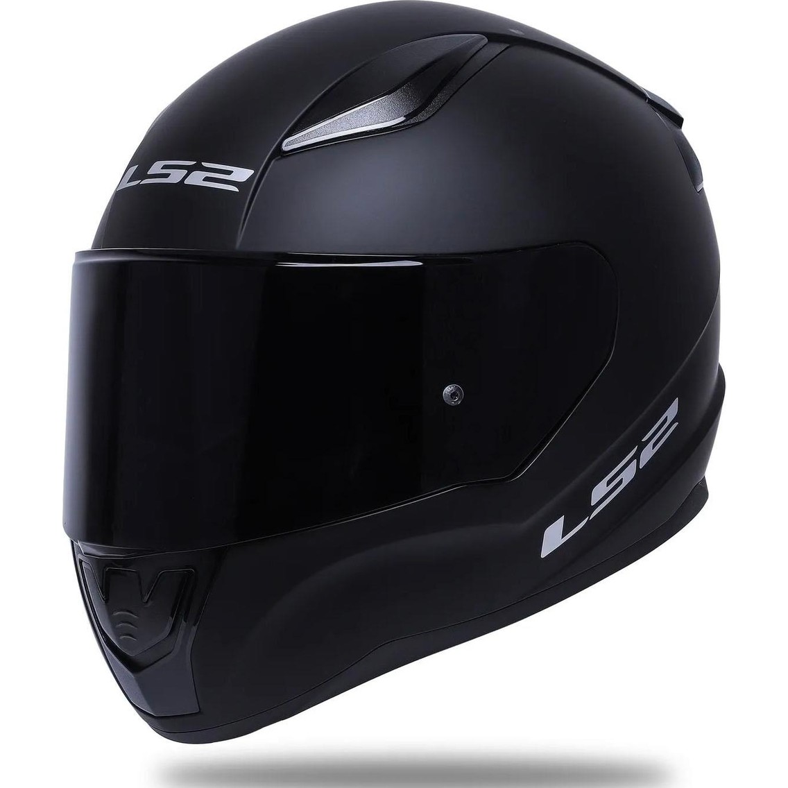 110000488280148.jpg Ls2 Rapid Mat Siyah Kask Siyah Vizörlü + Şeffaf vizör hediyeli - Görsel 1