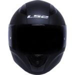 Ls2 Rapid Mat Siyah Kask Siyah Vizörlü + Şeffaf vizör hediyeli - Görsel 4